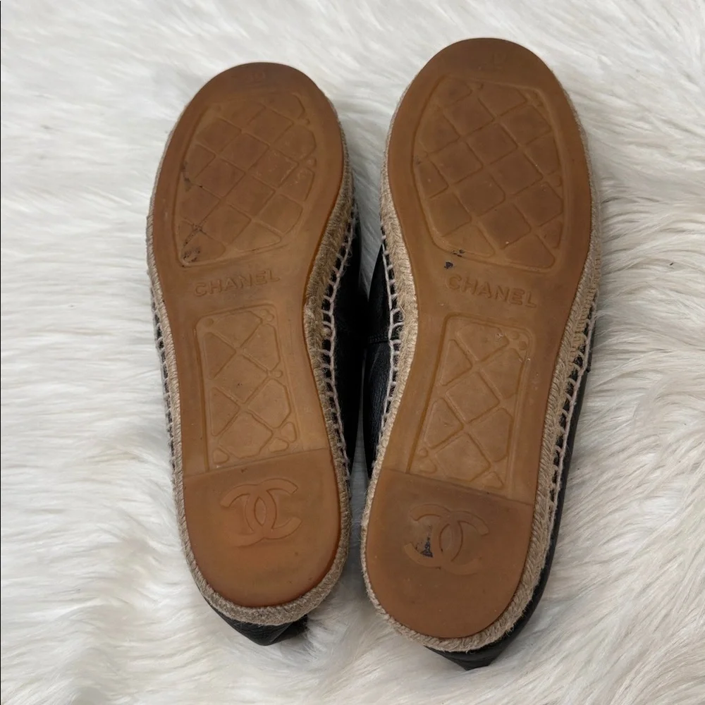 CHANEL Lambskin CC Espadrilles